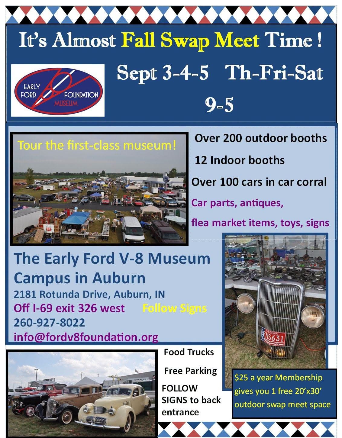 Early Ford V-8 Museum Almost Fall Swap Meet