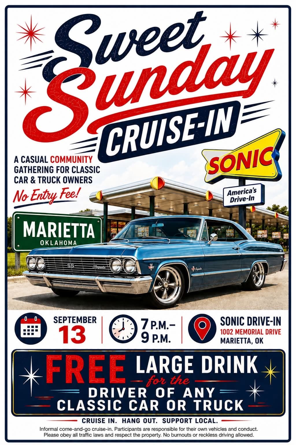 Sweet Sunday Cruise-In