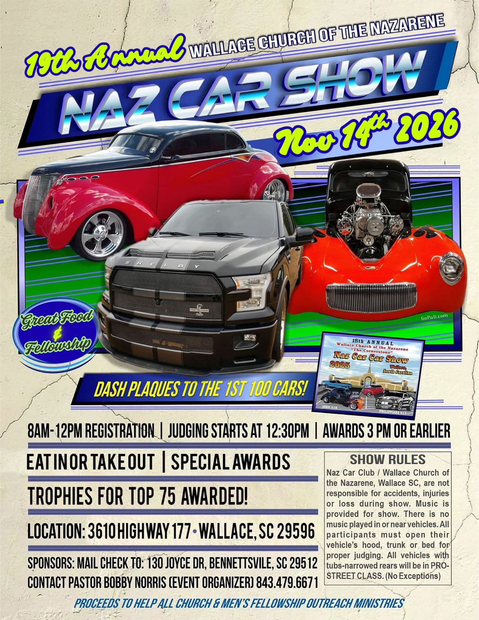 19th Annual Wallace Church of the Nazarene Naz Car Show