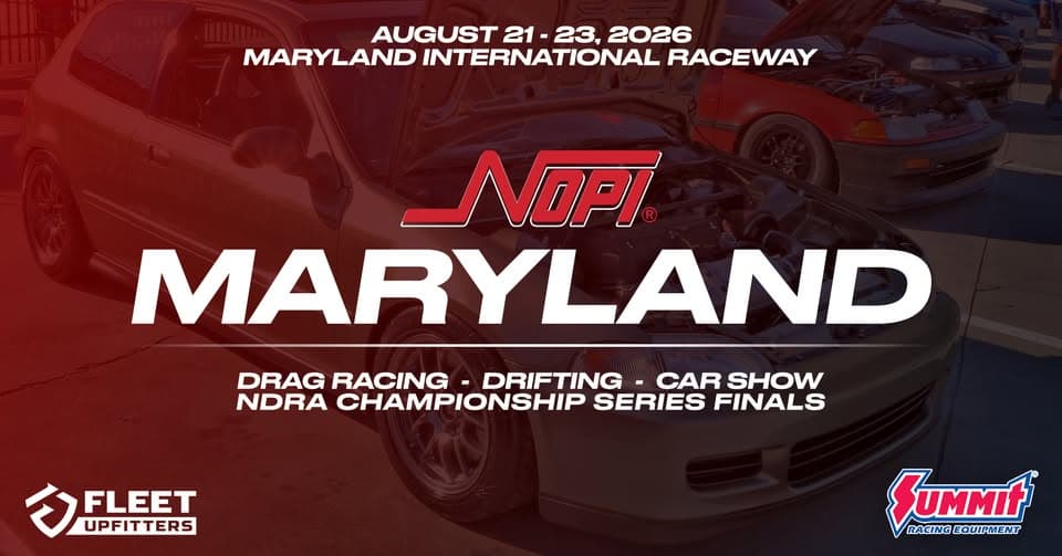 NOPI Drag Race at Maryland International Raceway
