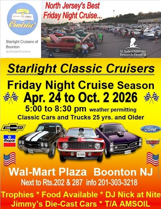 Starlight Classic Cruisers Friday Night Cruise