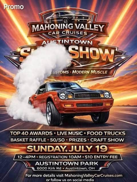 Mahoning Valley Car Cruises Austintown Show Show