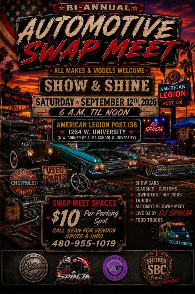 BI-ANNUAL AUTOMOTIVE SWAP MEET SHOW & SHINE