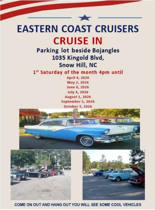 Eastern Coast Cruisers Cruise In