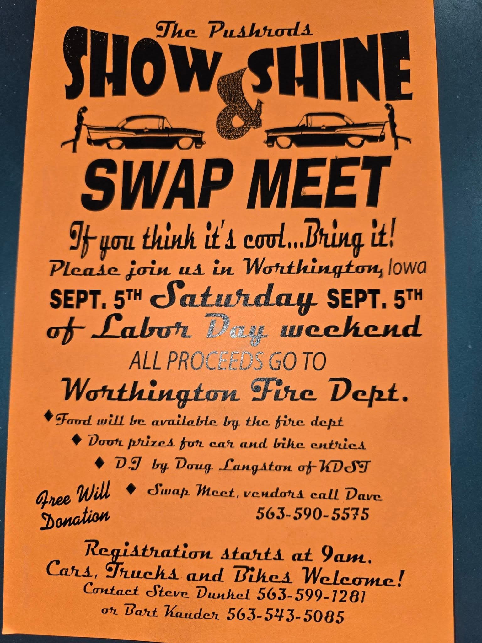 The Pushrods Show & Shine and Swap Meet