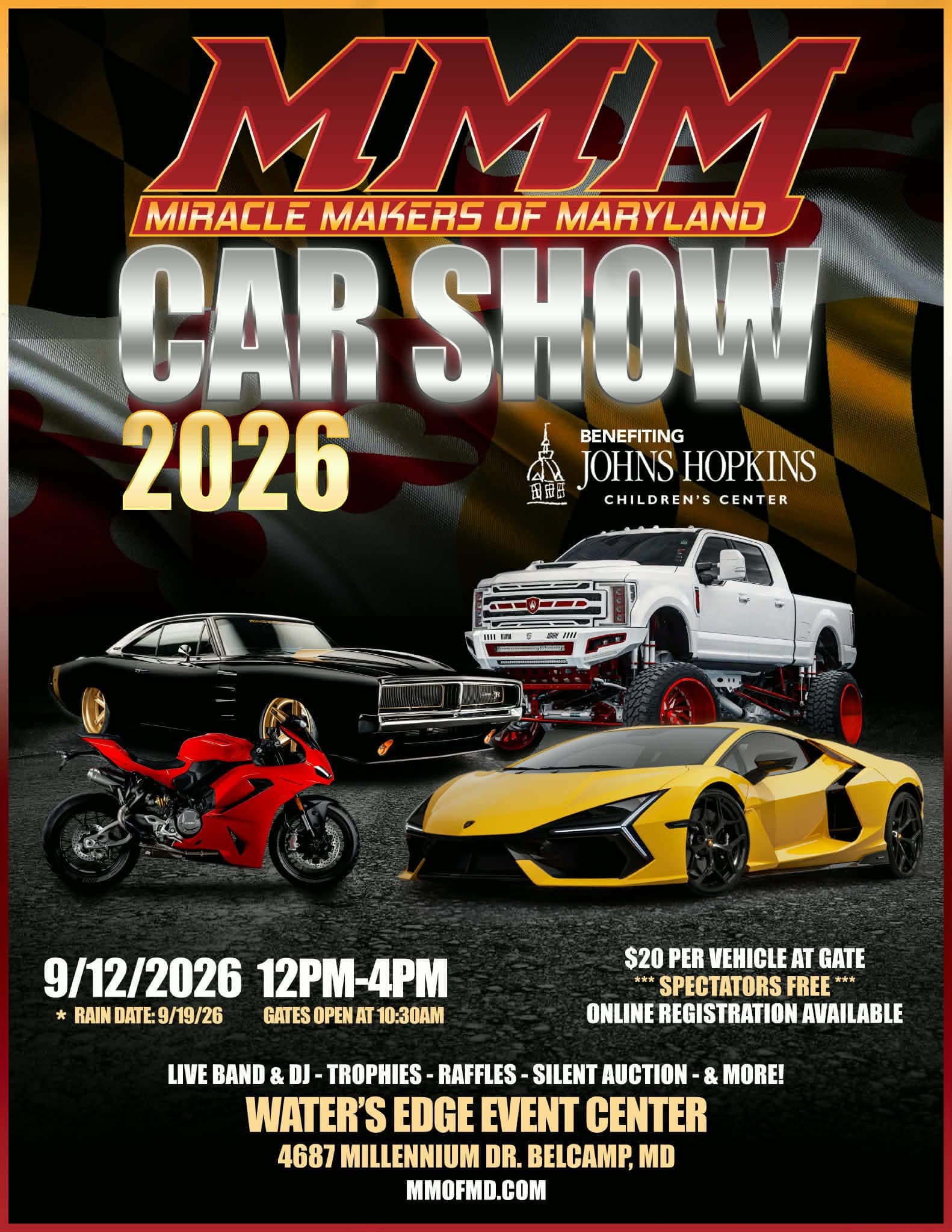 Miracle Makers of Maryland Car Show 2026