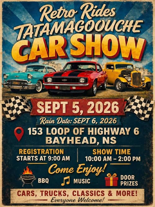 Retro Rides Tatamagoouche Car Show