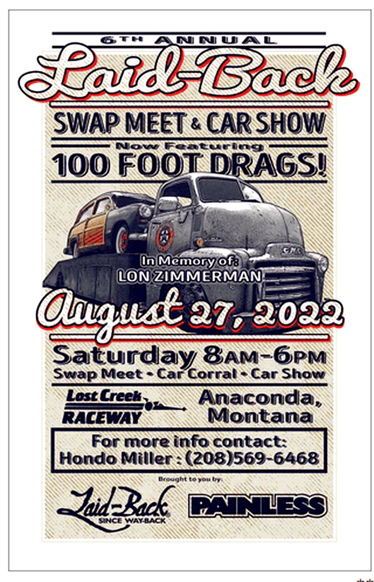 6th Annual Laid-Back Swap Meet & Car Show