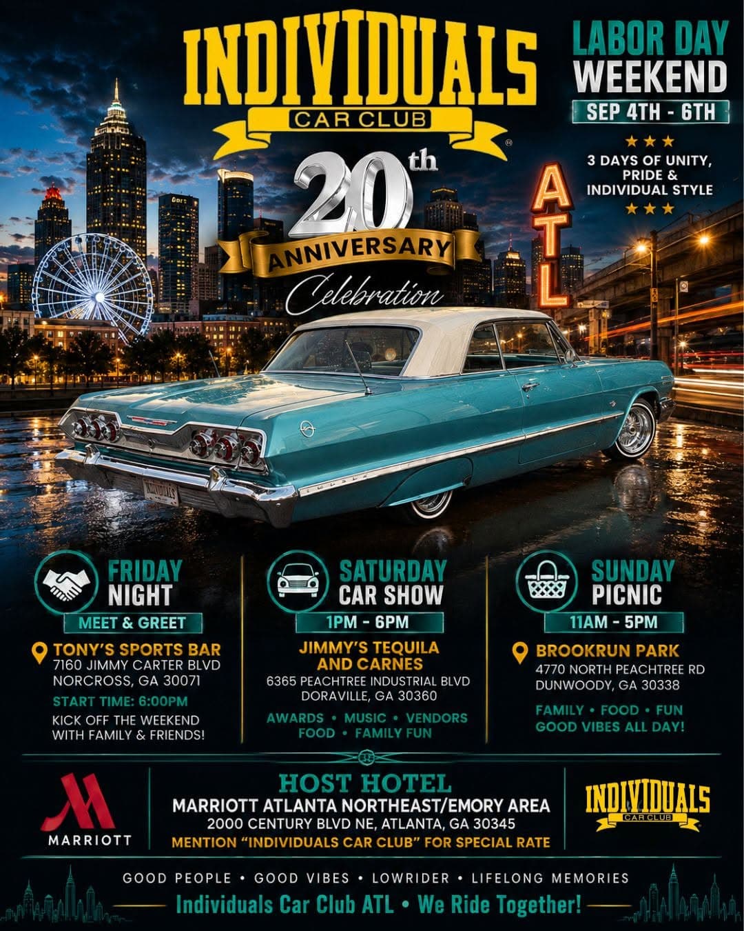 Individuals Car Club 20th Anniversary Celebration