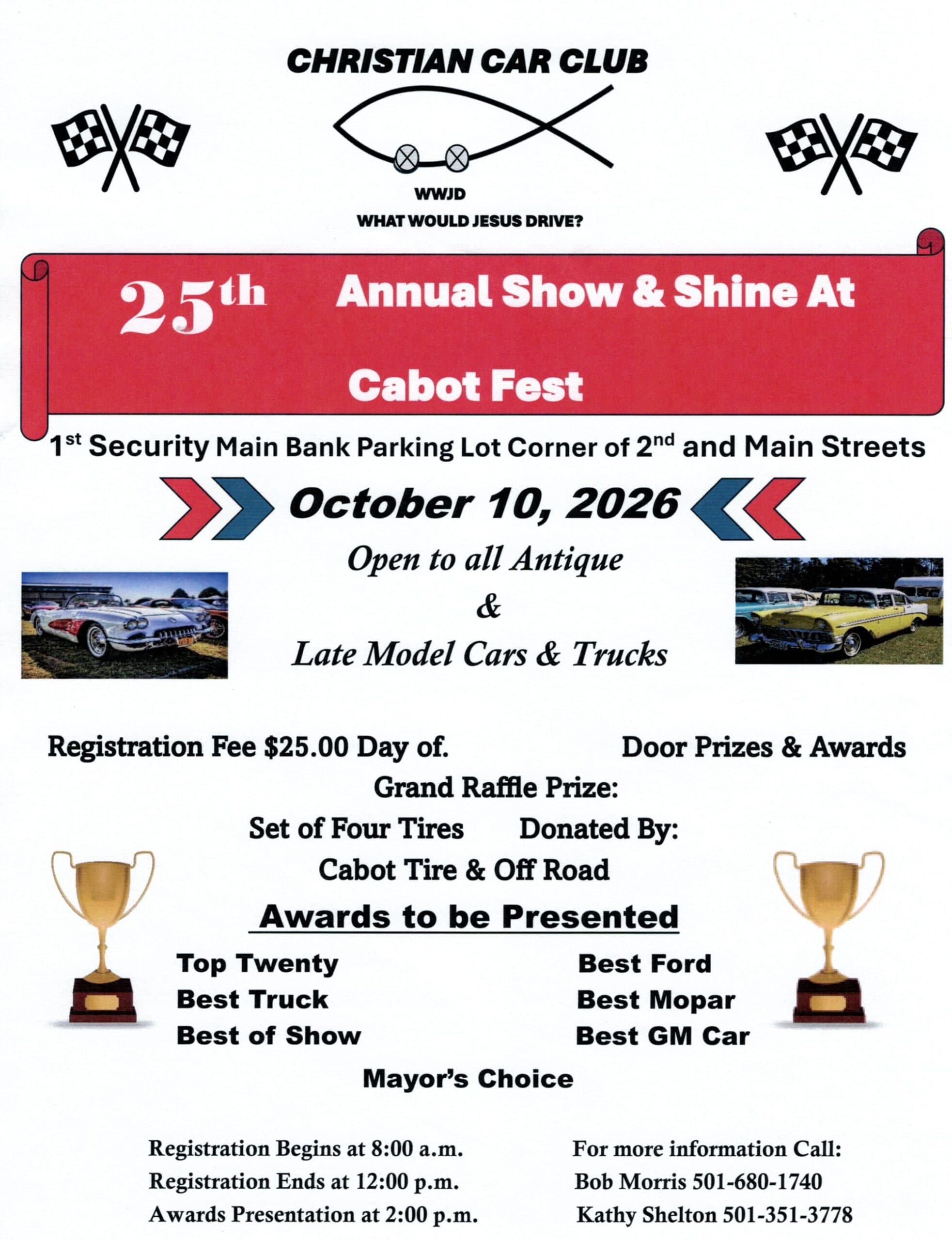 25th Annual Show & Shine At Cabot Fest