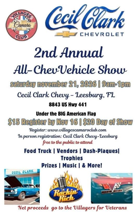 Cecil Clark Chevrolet 2nd Annual All Chevy Show