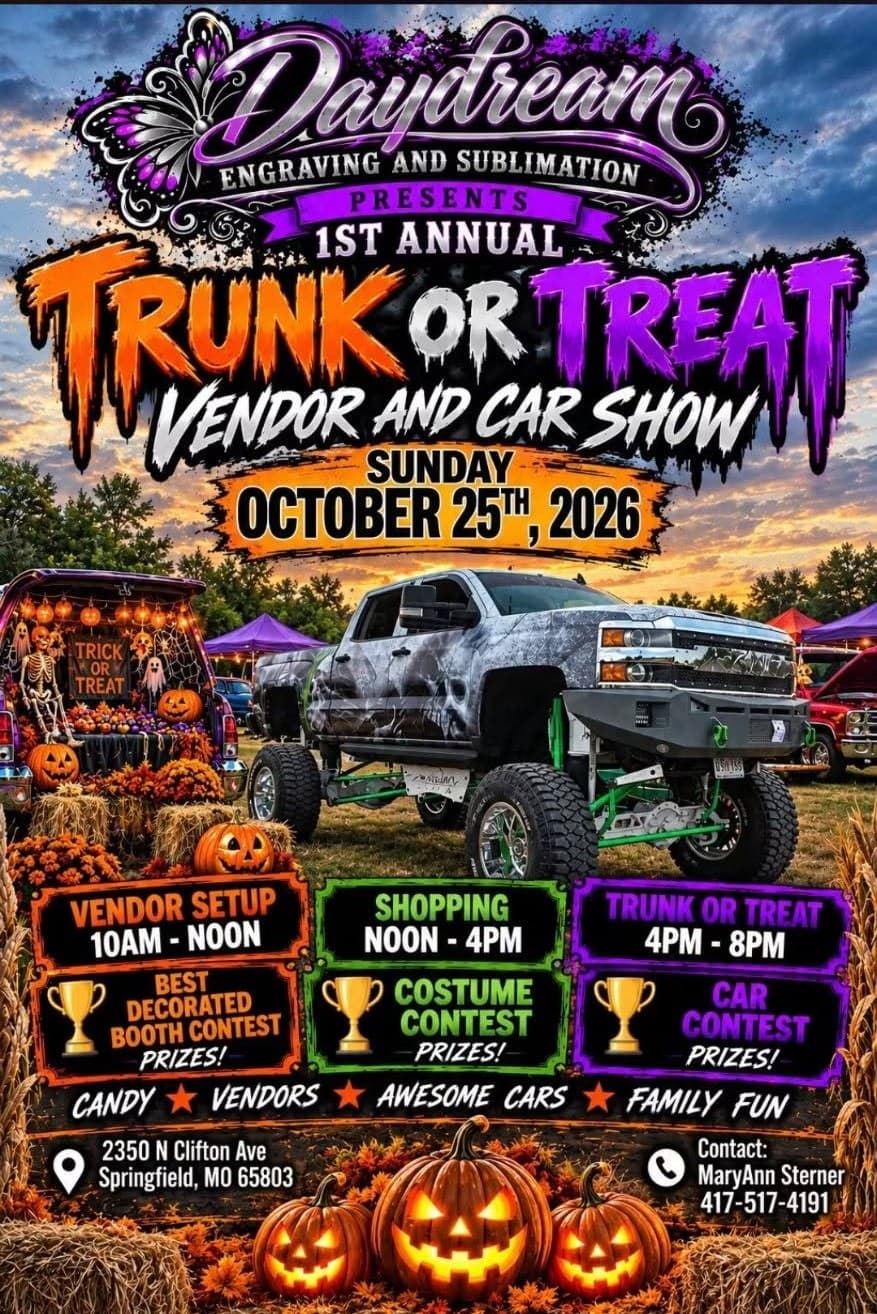1st Annual Trunk or Treat Vendor and Car Show