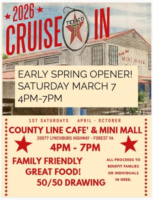 County Line Café & Mini Mall Cruise In