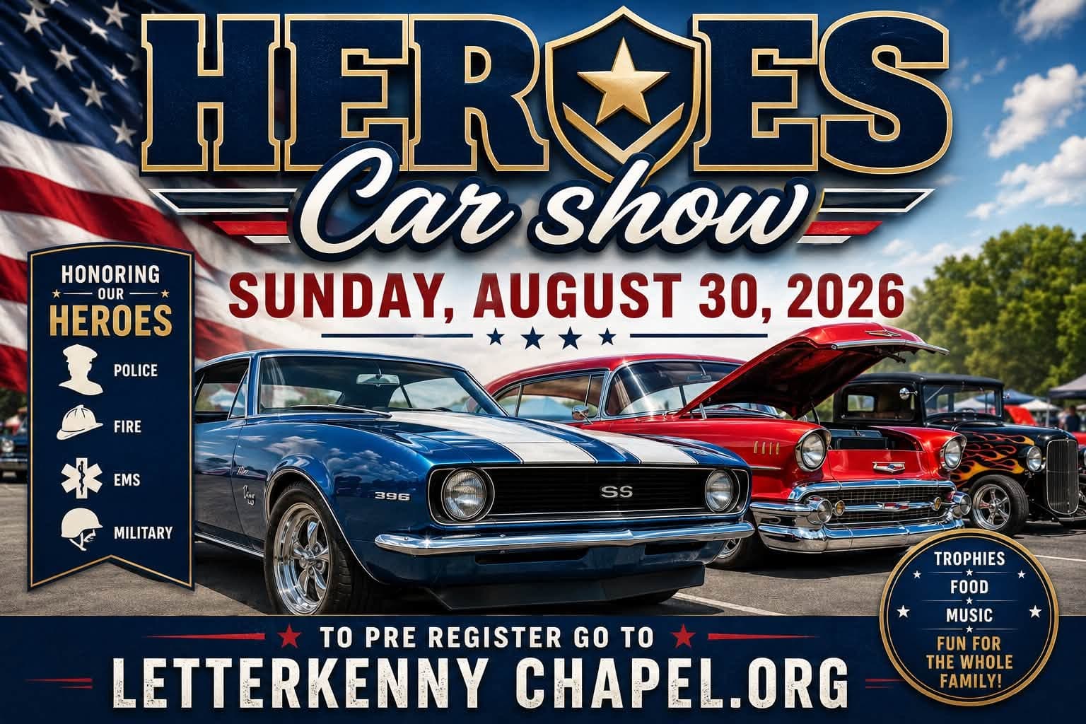 Letterkenny Chapel Heroes Car Show