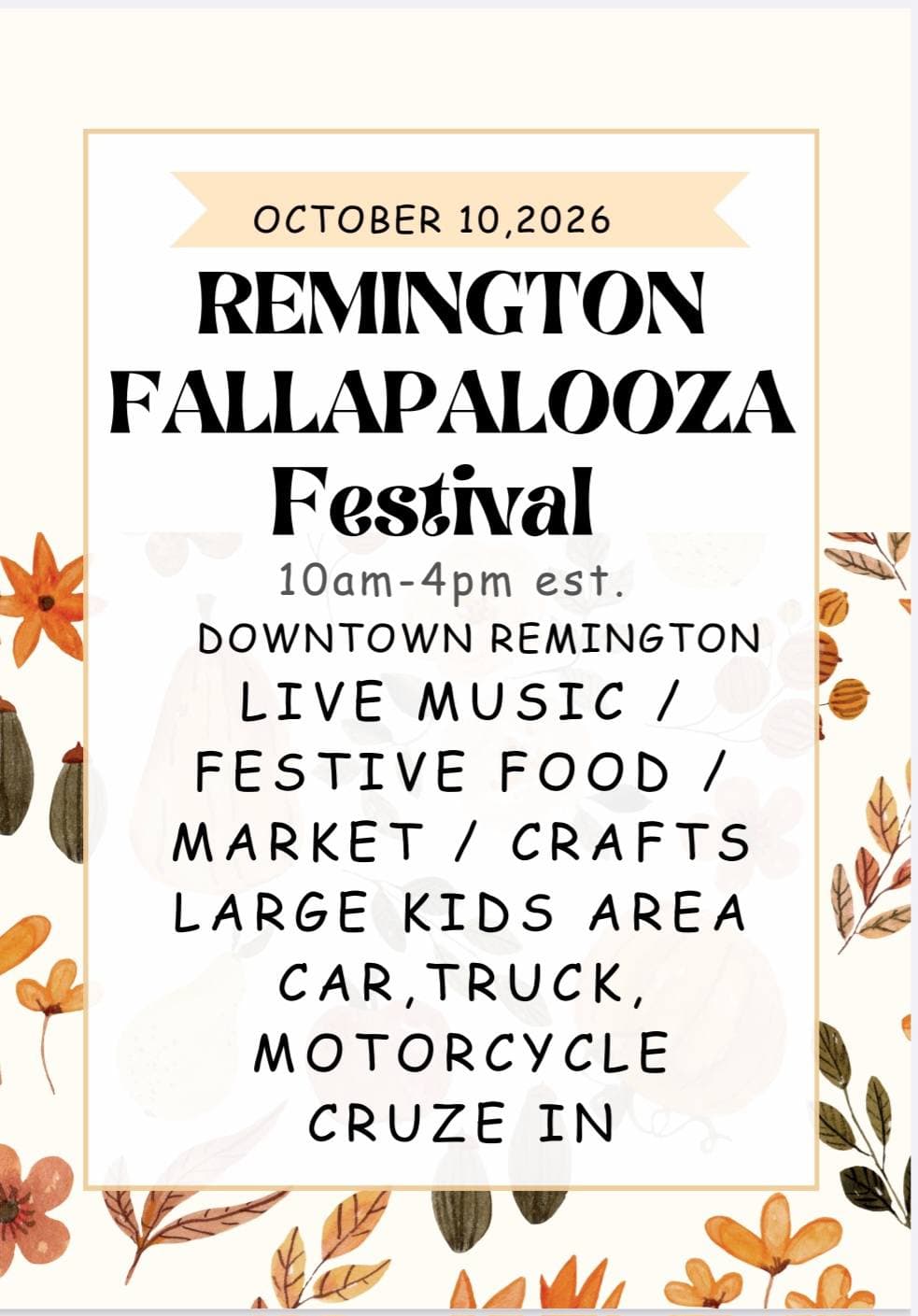 Remington Fallapalooza Festival