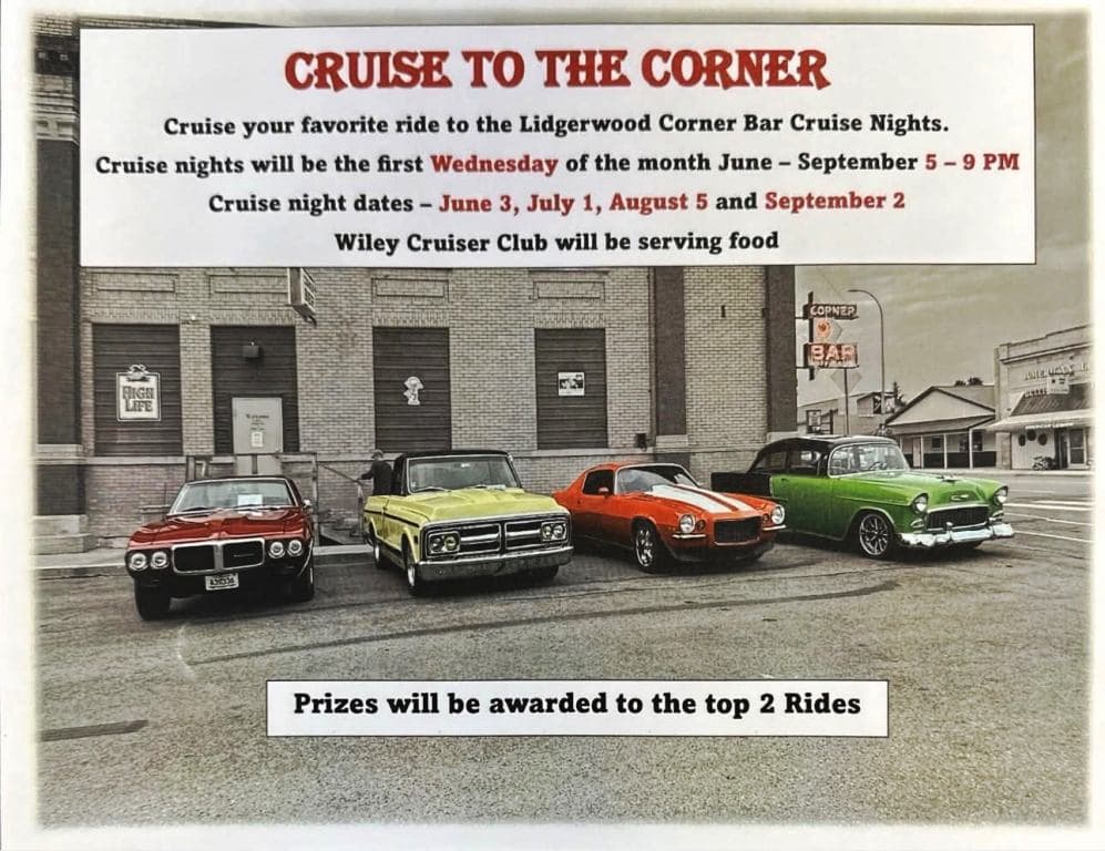 Lidgerwood Corner Bar Cruise Nights