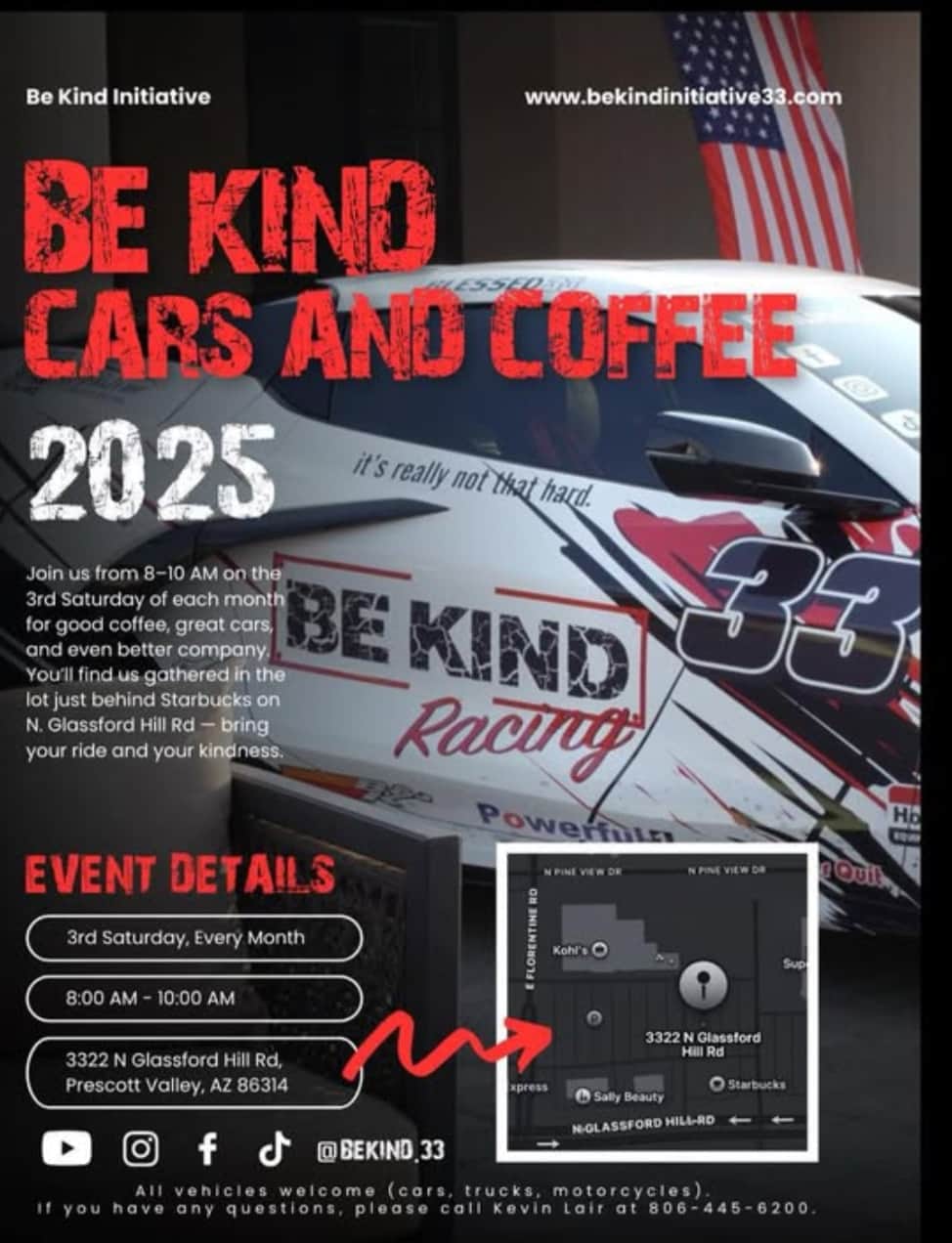 Be Kind Cars and Coffee