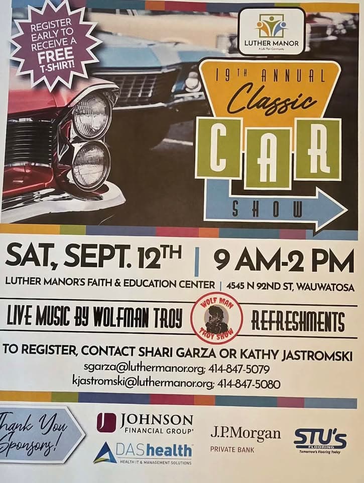 Luther Manor ‘s 9th Annual Car Show