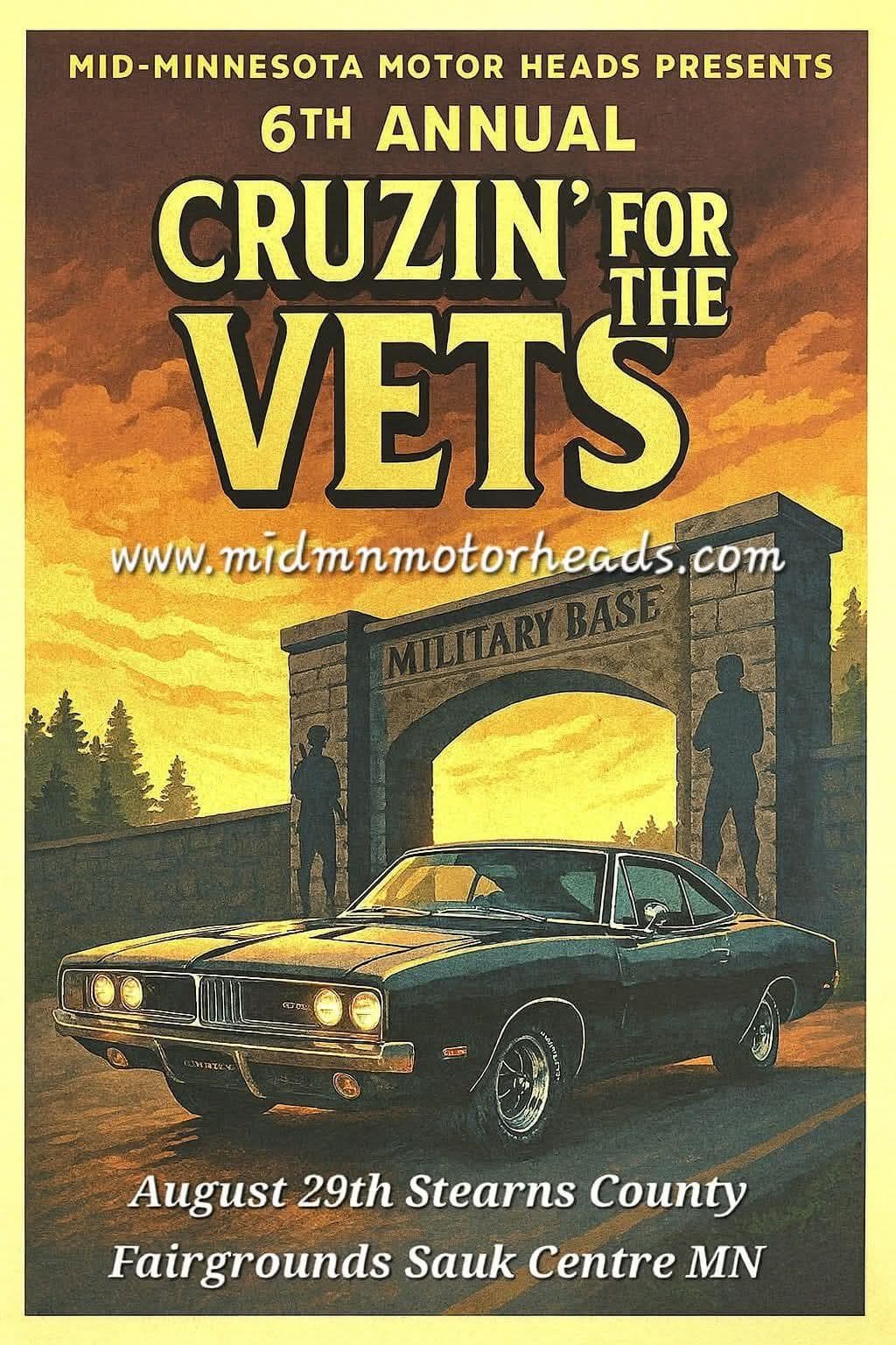 Mid-Minnesota Motor Heads 6th Annual Cruzin’ for the Vets