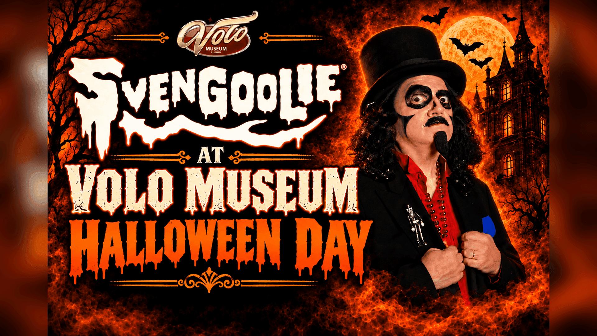 Svengoolie at Volo Museum Halloween Day
