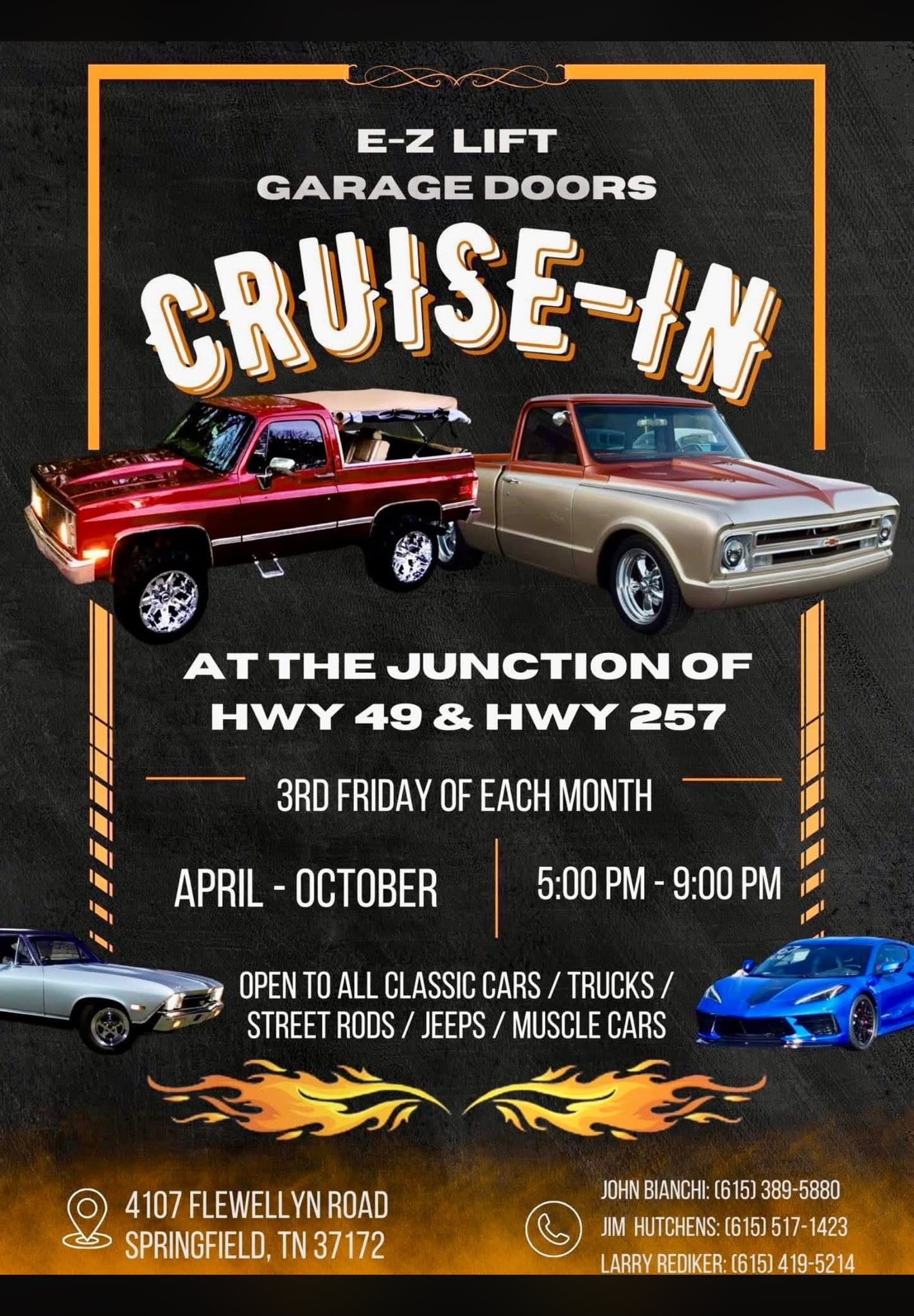 E-Z Lift Garage Doors Cruise-In