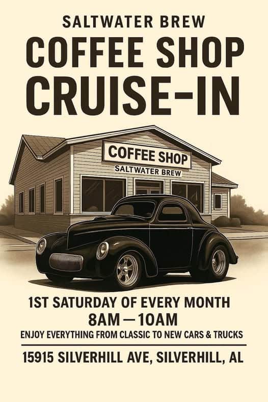 Cruise-In at Saltwater Brew Coffee Shop