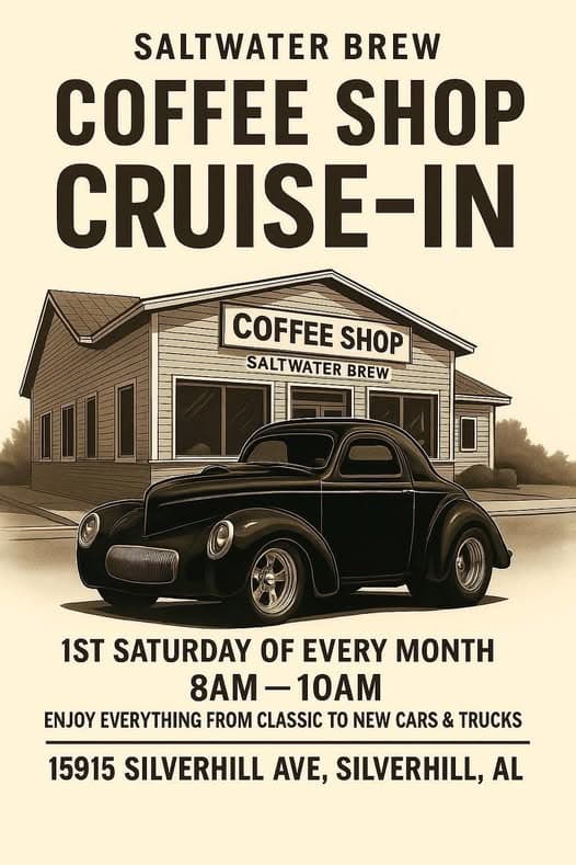 Saltwater Brew Coffee Shop Cruise-In
