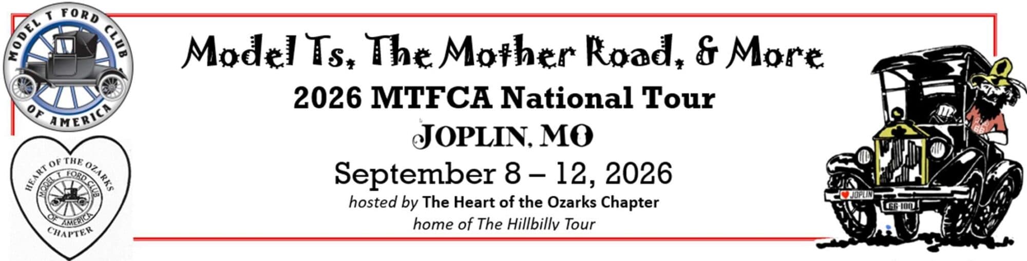 Model Ts, The Mother Road, & More - National Tour 2026 Missouri