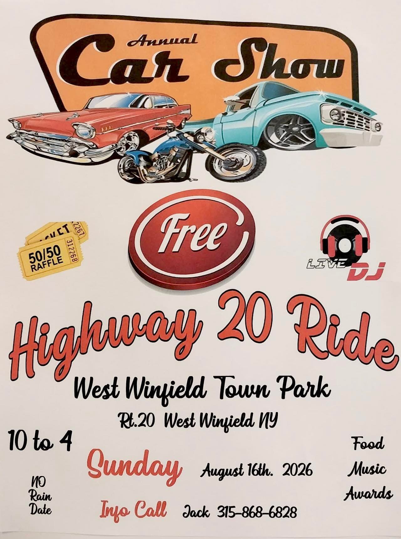 Highway 20 Ride Annual Car Show