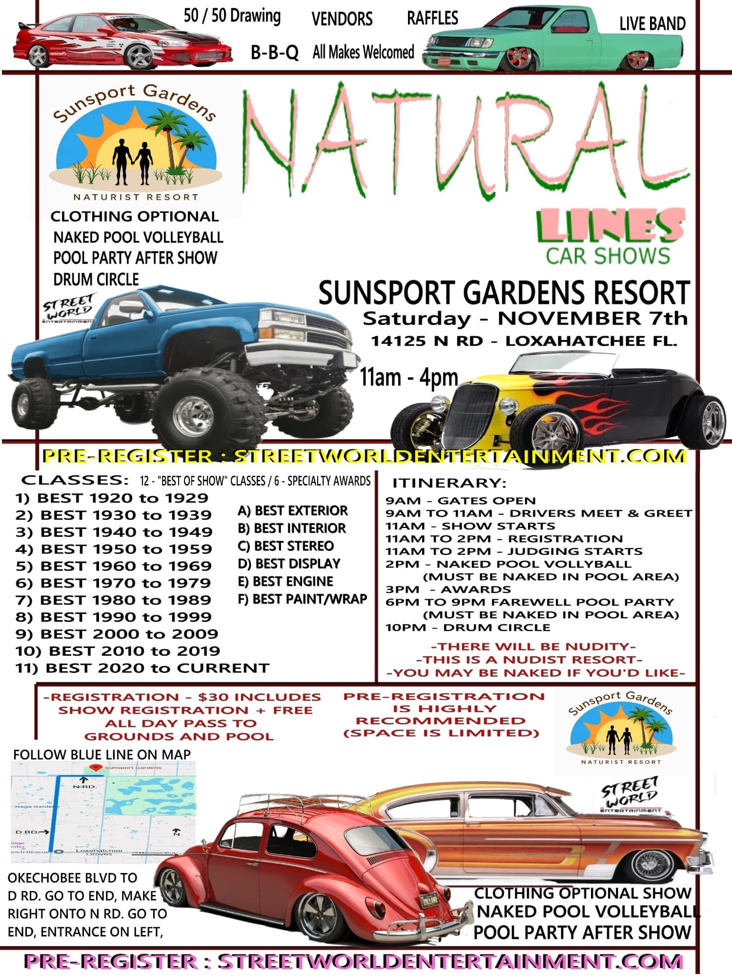 Natural Lines Car Show