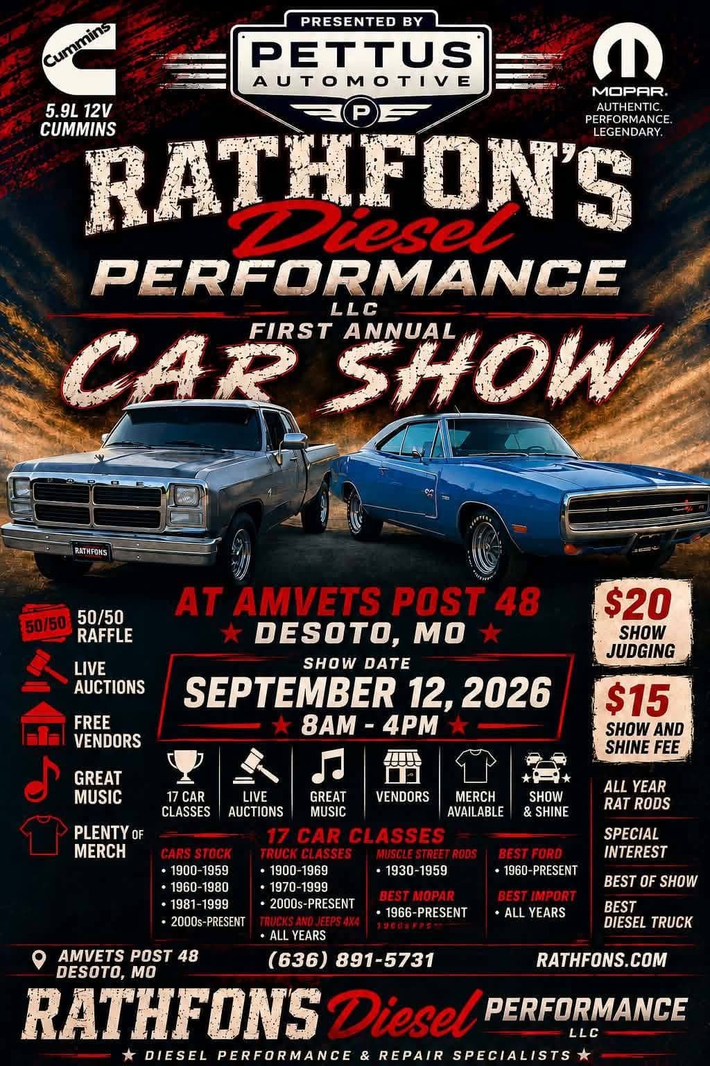 Rathfon’s Diesel Performance First Annual Car Show