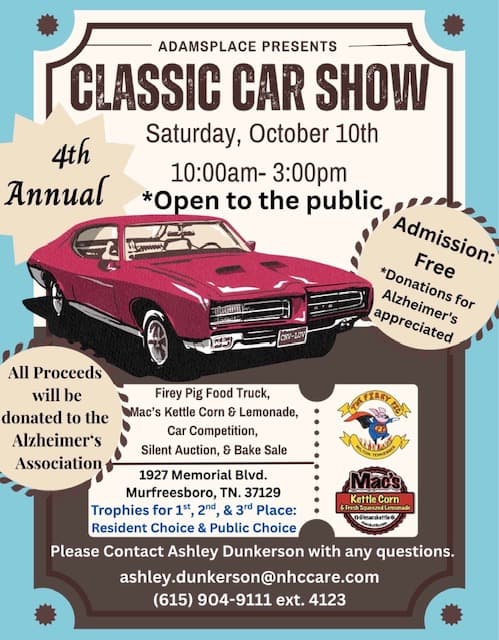 AdamsPlace Classic Car Show