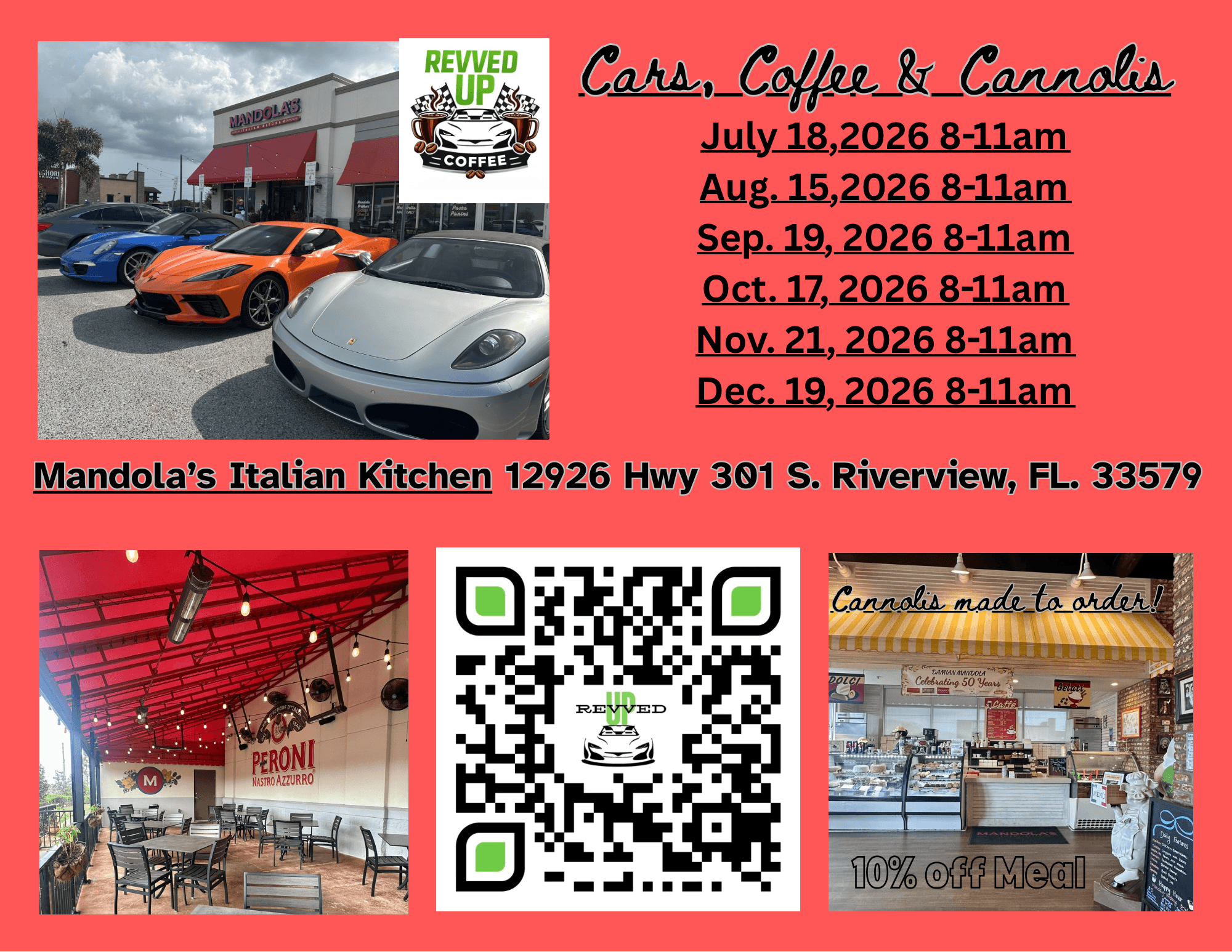 Cars, Coffee & Cannolis