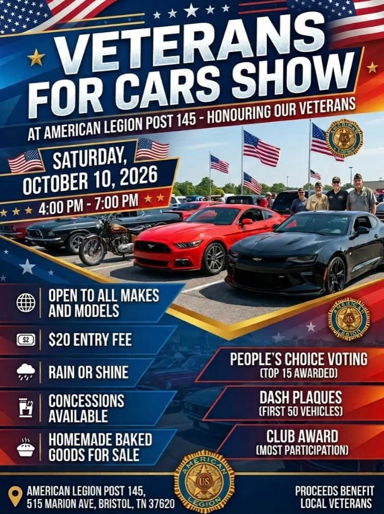 VETERANS FOR CARS SHOW