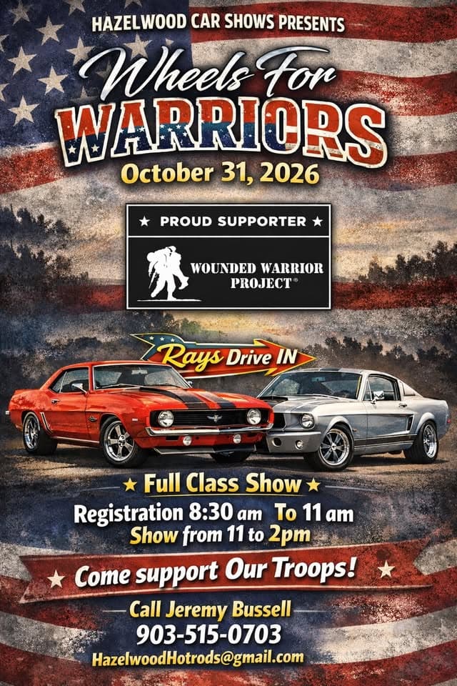 Wheels For Warriors Car Show!!