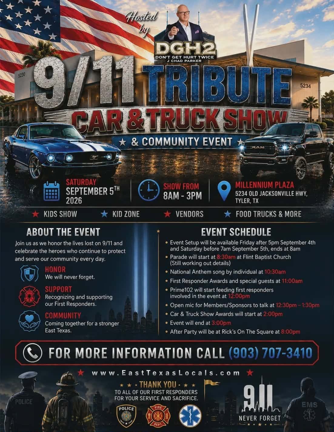 9/11 Tribute Car & Truck Show & Community Event