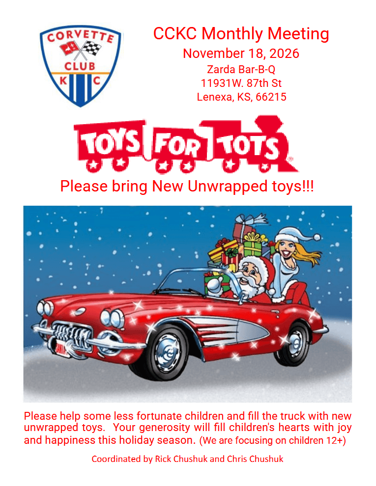 Toys For Tots at November Meeting