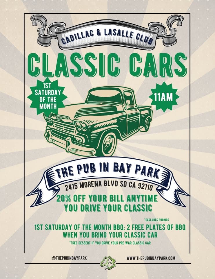The Pub’s Classic Car BBQ