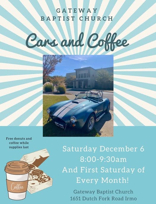 Gateway Baptist Church Cars and Coffee