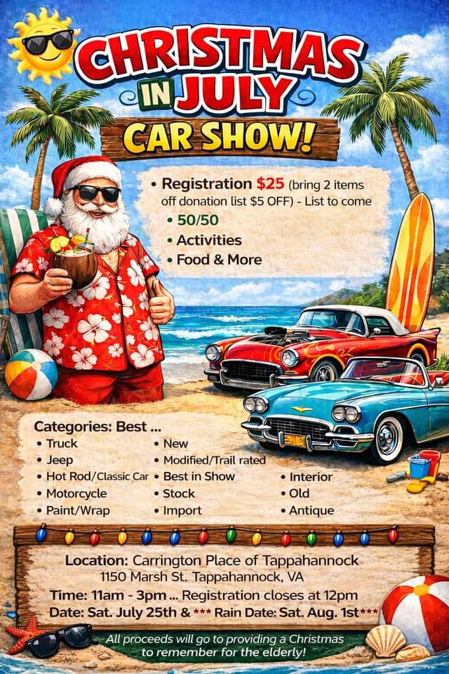 Christmas in July Car Show
