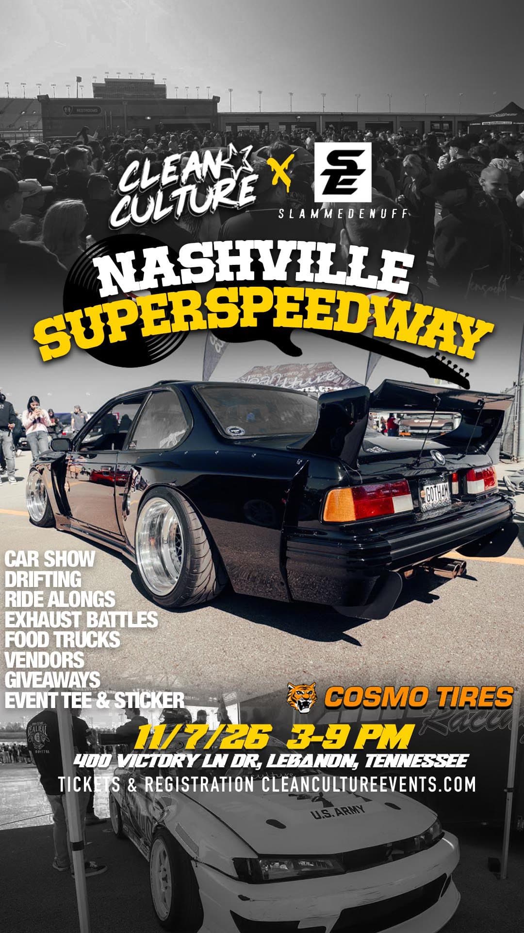 Clean Culture Nashville Superspeedway Car Show