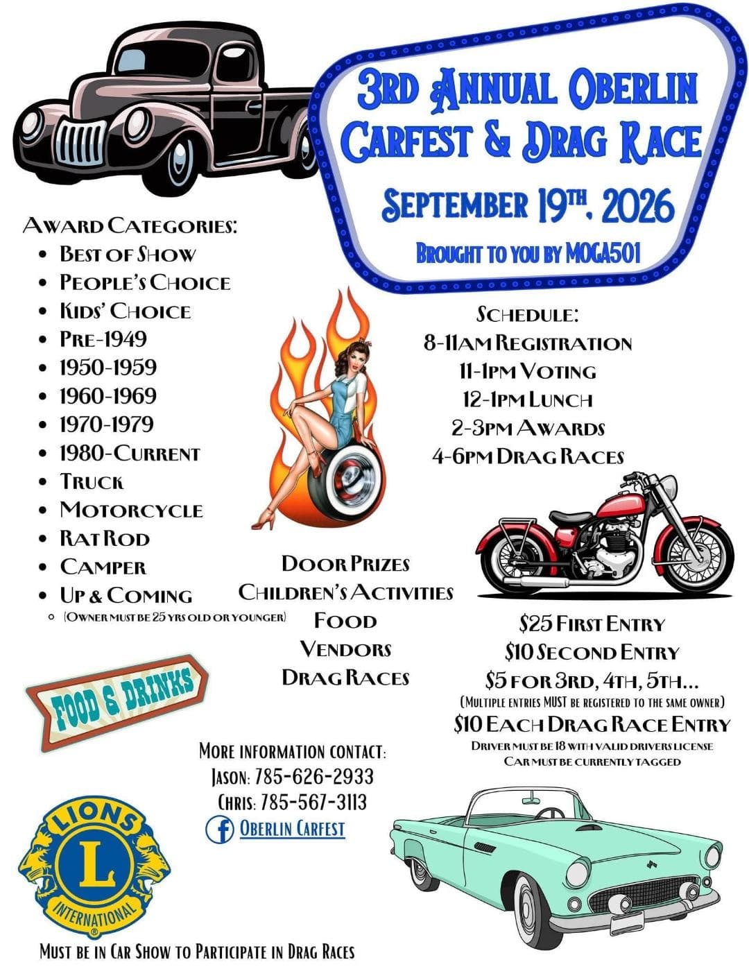 3rd Annual Oberlin Carfest & Drag Race