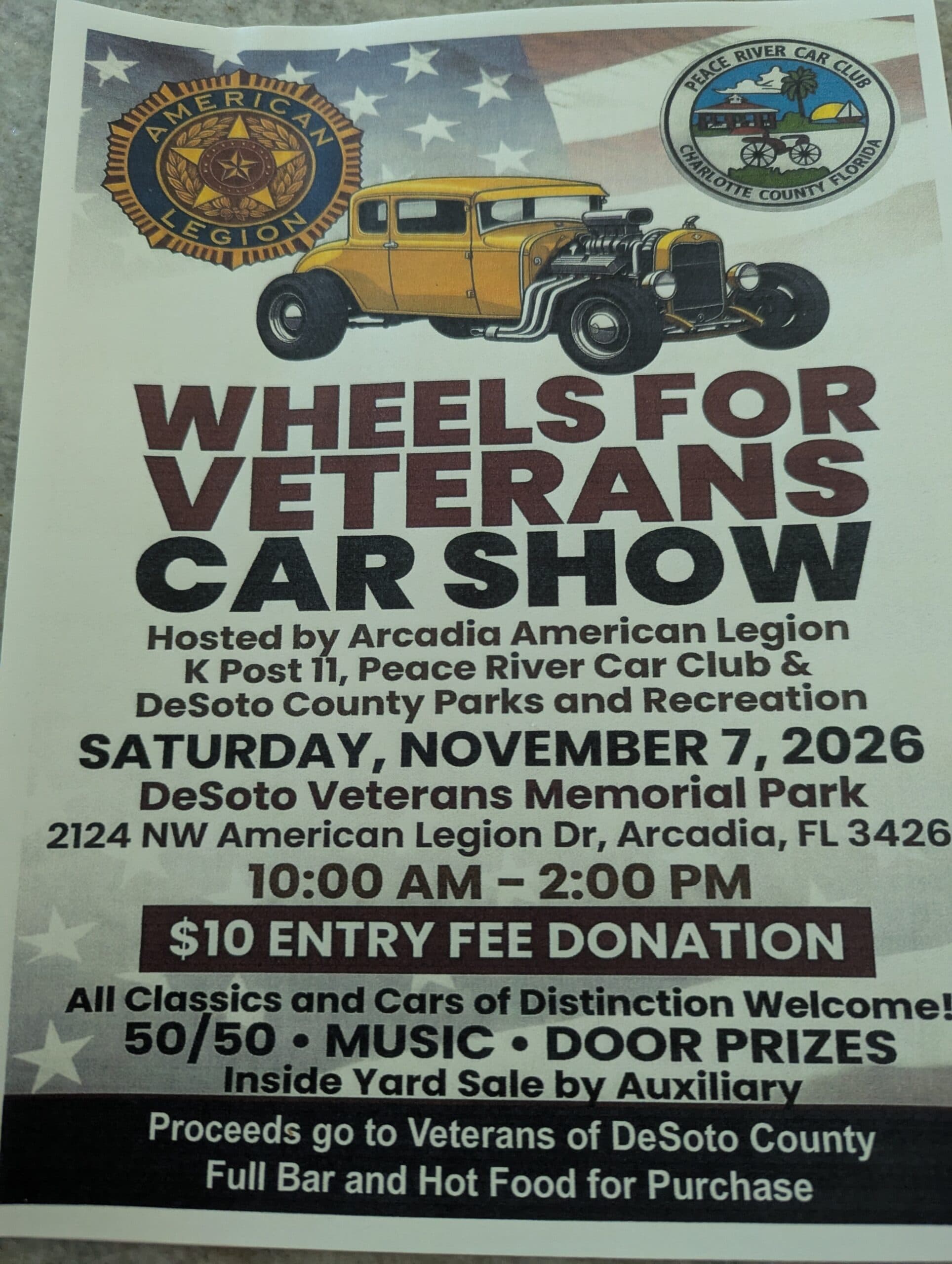 Wheels for Veterans Car Show