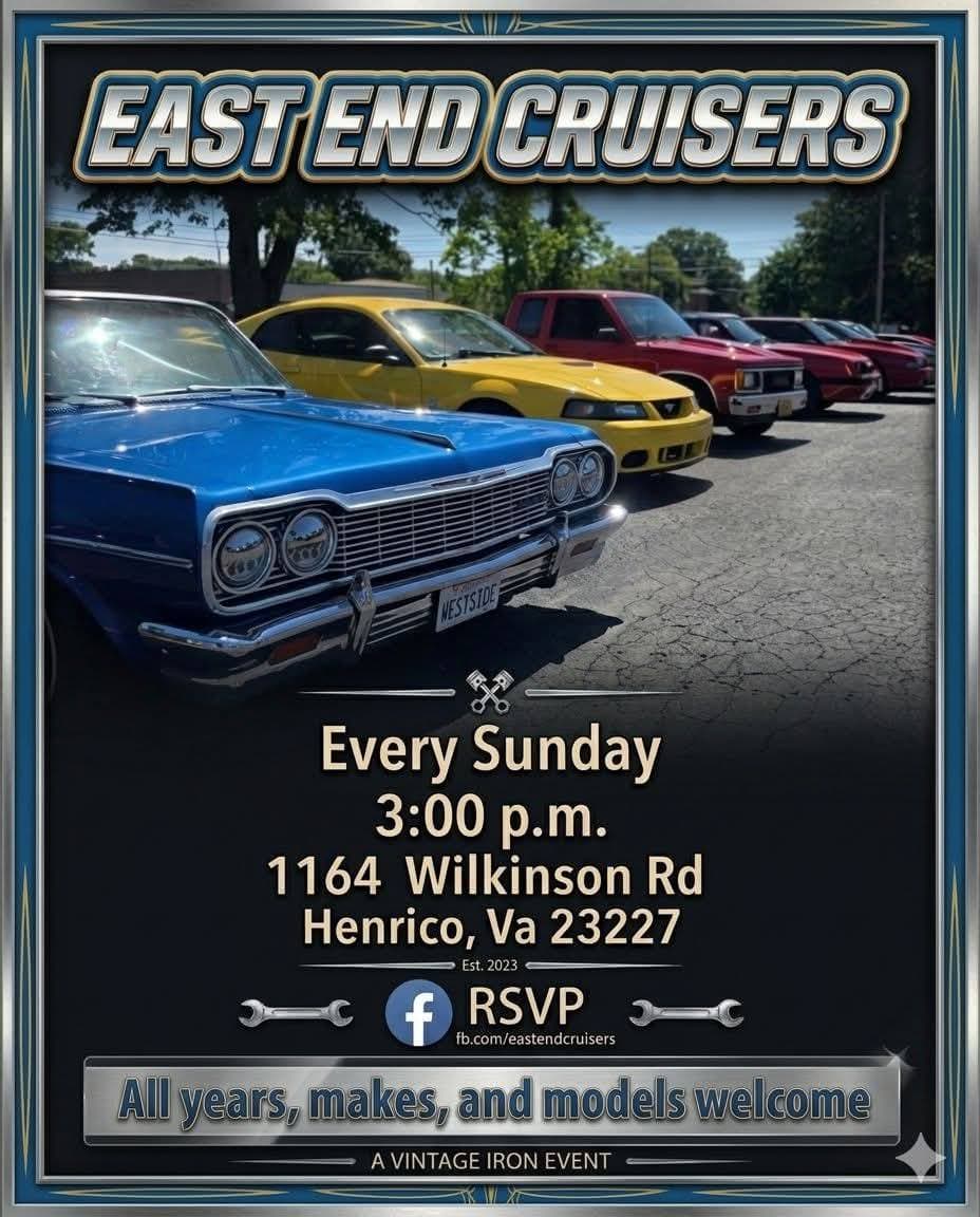 Eastend Cruisers Weekly Car Cruise