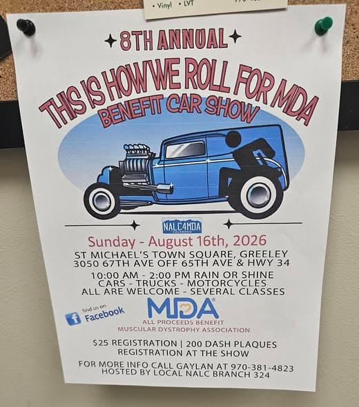 8th Annual This Is How We Roll For MDA Benefit Car Show
