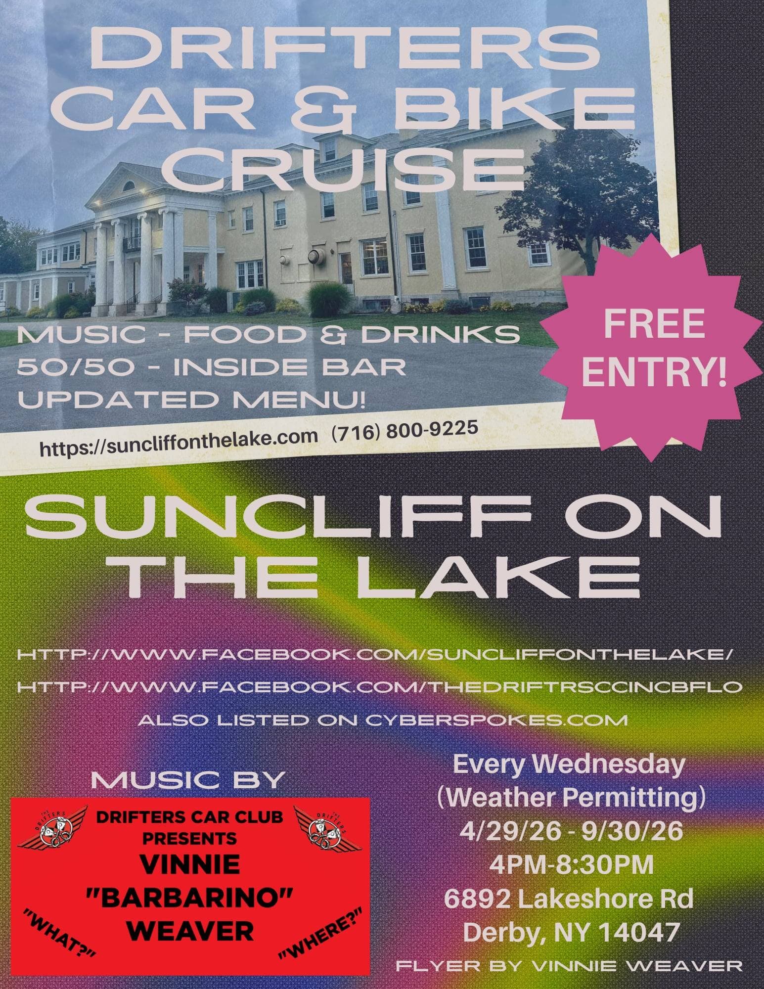 Drifters Car Cruise @ Suncliff On The Lake