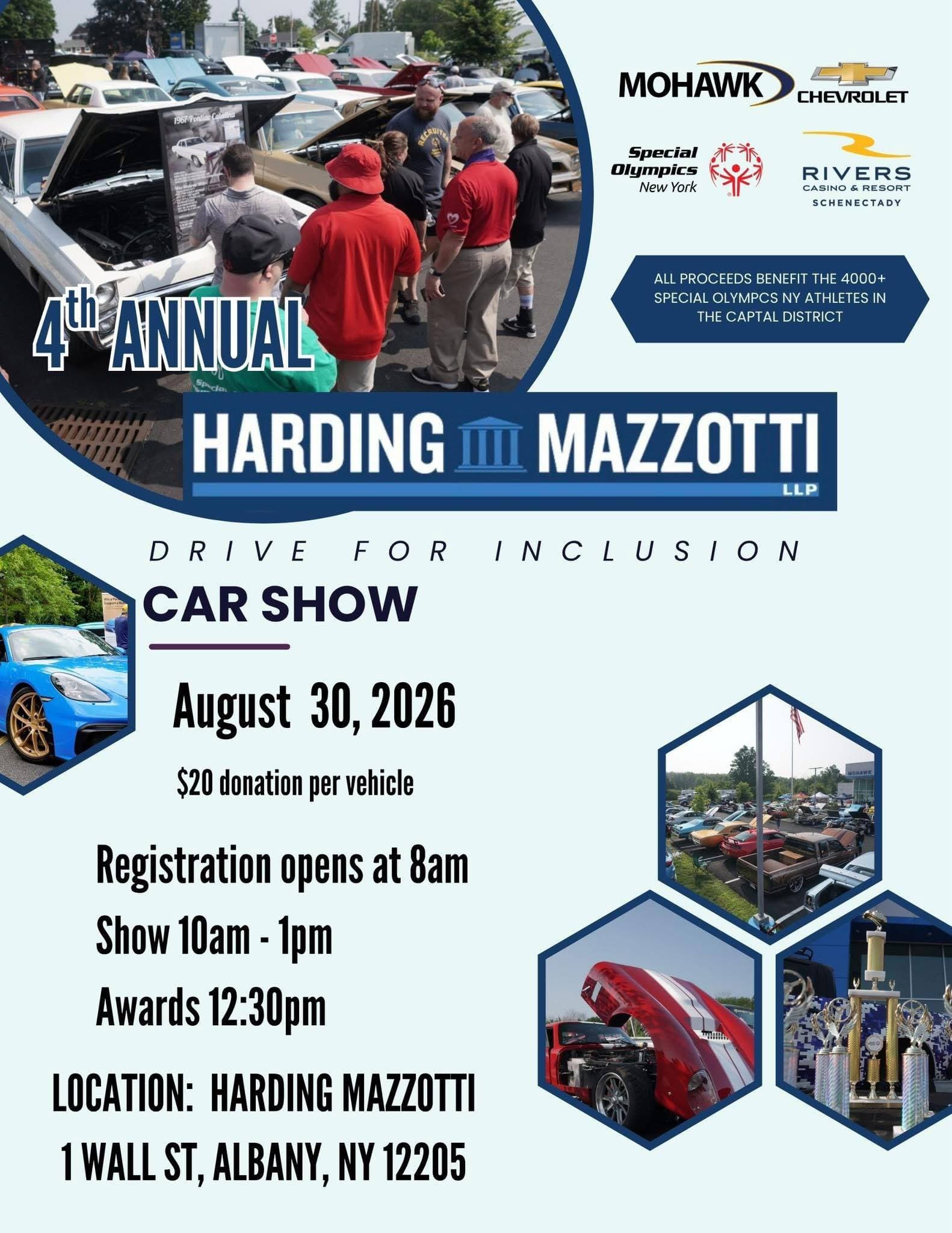 4th Annual Drive for Inclusion Car Show