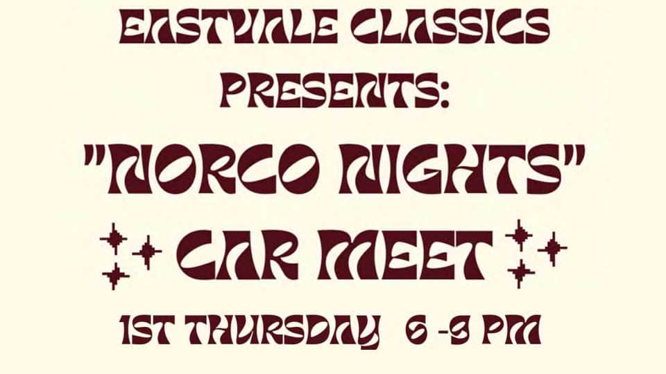 Norco Nights Car Meet @ Speakeasy BBQ