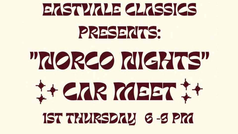 Norco Nights Car Meet @ Speakeasy BBQ