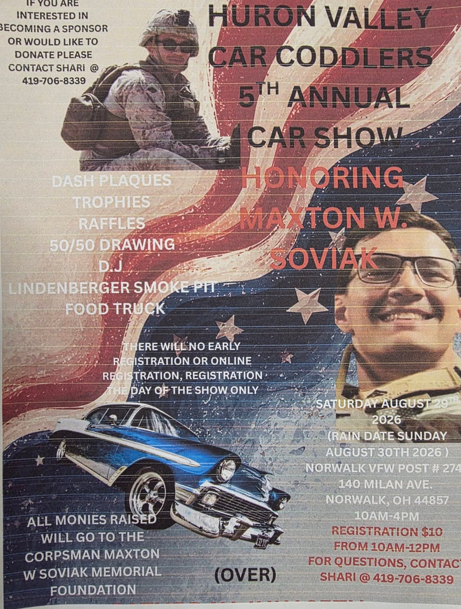 Huron Valley Car Coddlers 5th Annual Car Show